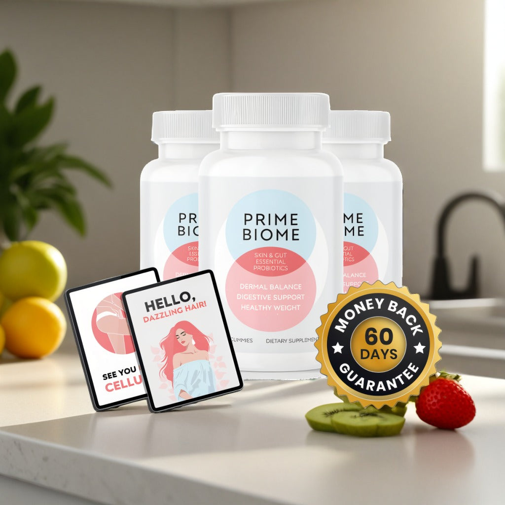 PrimeBiome - 3 Bottles + 2  Ebooks