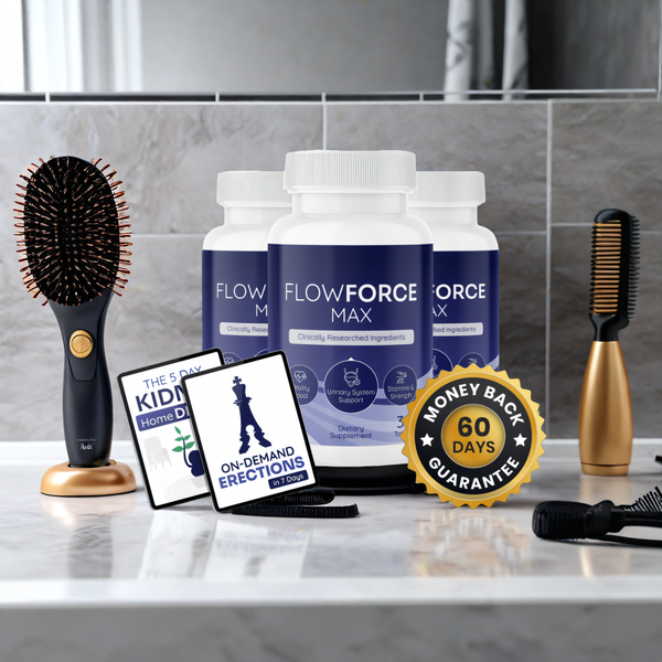 FlowForce Max - 3 Bottles + 2  Ebooks