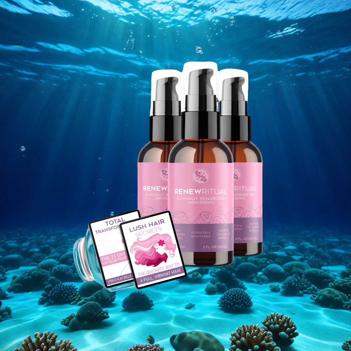 RenewRitual - 3 Bottles + 2  Ebooks