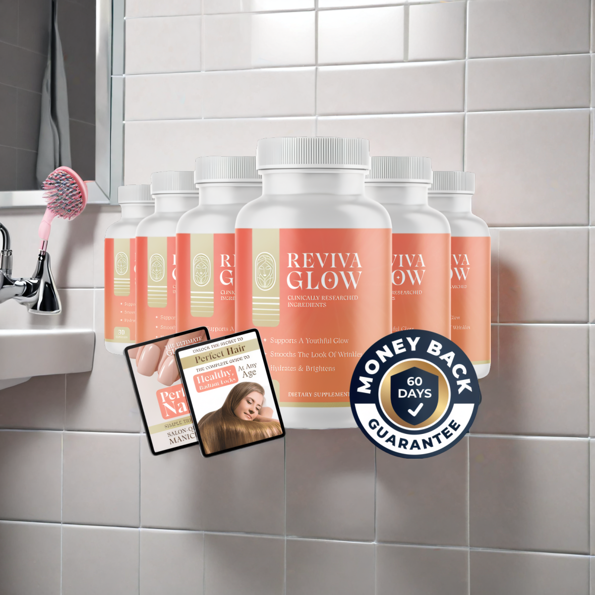 Reviva Glow - 6 Bottles + 2  Ebooks